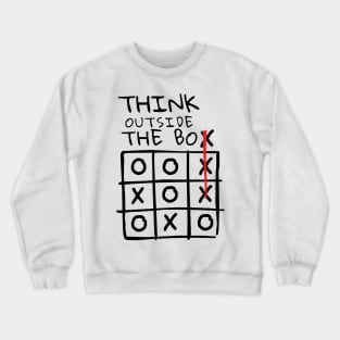 I'm not Weird I'm just thinking Outside the box Crewneck Sweatshirt